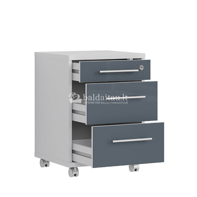 Stalčių konteineris OFFICE LUX KON3S Stalčių konteineris OFFICE LUX KON3S
