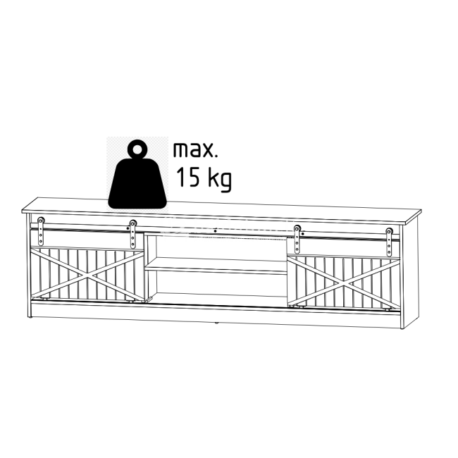 Tv spintelė GRANERO AV