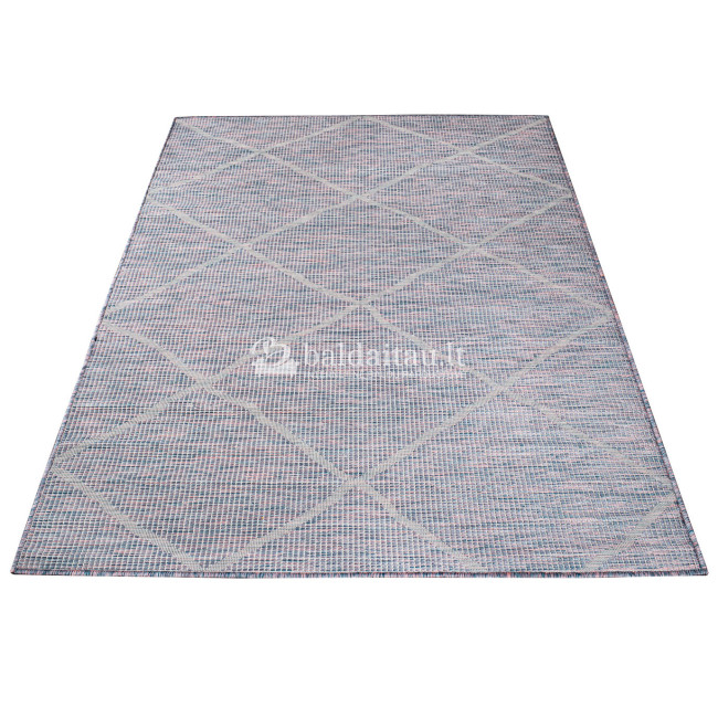 Lauko kilimas PALM 3075 bluepink Lauko kilimas PALM 3075 bluepink