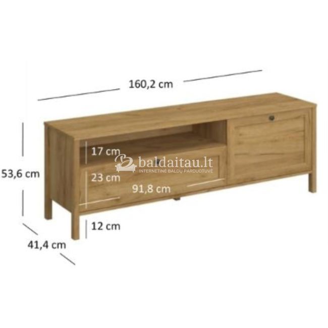 TV spintelė KLARK 1K1S TV spintelė KLARK 1K1S