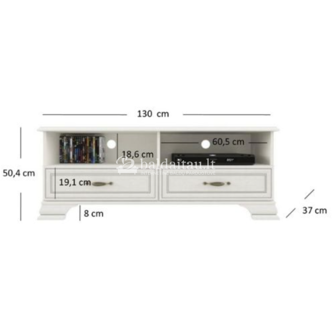 TV spintelė TIFFANY 2S TV spintelė TIFFANY 2S