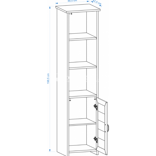 Pastatoma lentyna ORIENT W1D Pastatoma lentyna ORIENT W1D