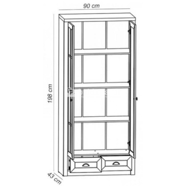 Vitrina PROWANSJA-PA W2S Vitrina PROWANSJA-PA W2S