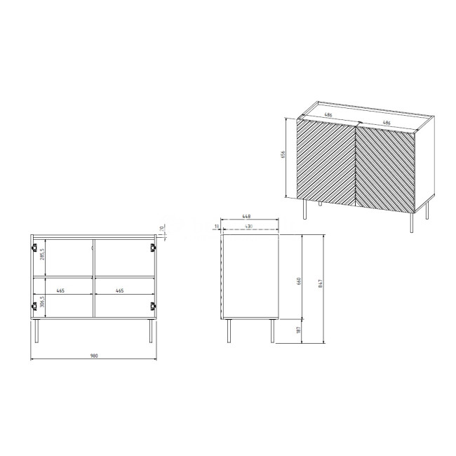 Komoda ONDA 2D Z Komoda ONDA 2D Z