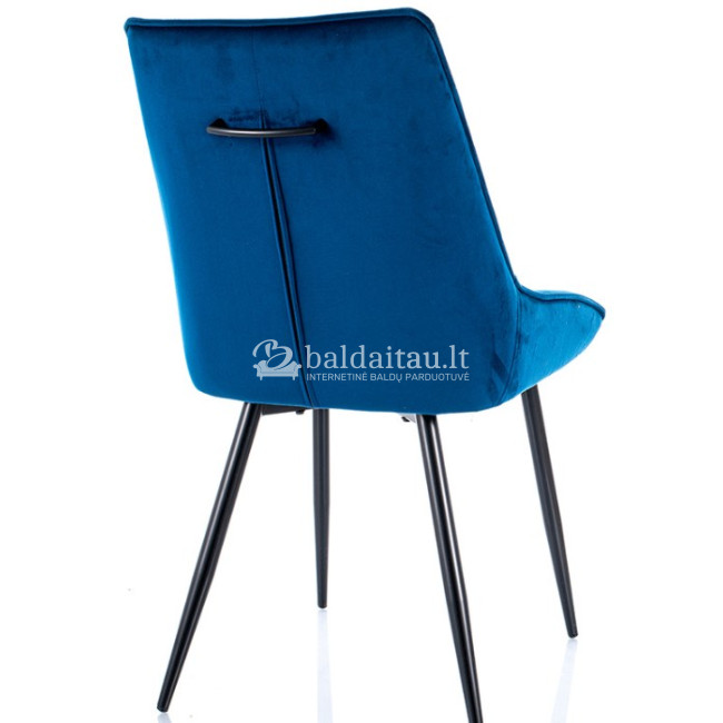 Kėdė AGAT VELVET juoda