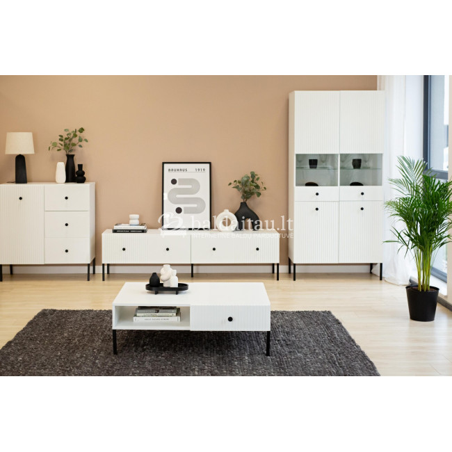 Tv spintelė VIENA 2D BALTA Tv spintelė VIENA 2D BALTA