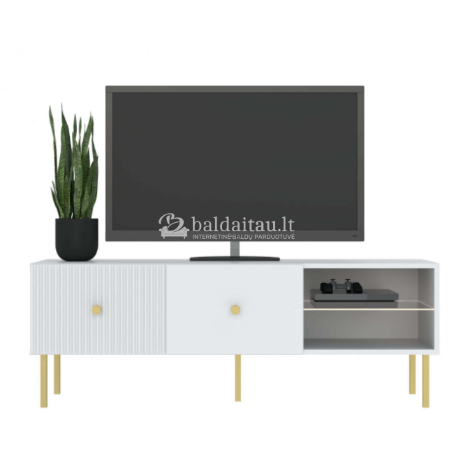 Tv spintelė VIENA 1D BALTA Tv spintelė VIENA 1D BALTA