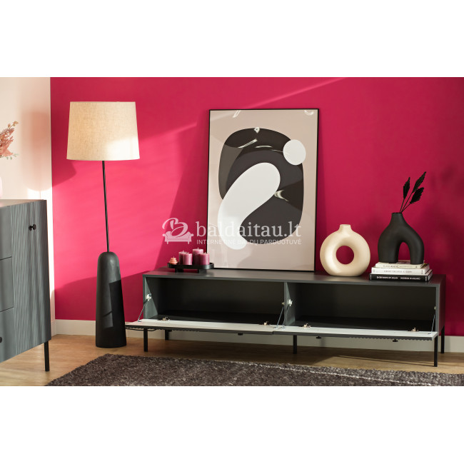 Tv spintelė VIENA 2D ANTRACITO Tv spintelė VIENA 2D ANTRACITO