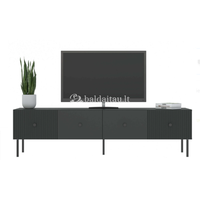 Tv spintelė VIENA 2D ANTRACITO Tv spintelė VIENA 2D ANTRACITO
