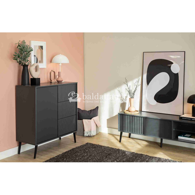 Komoda BARCELONA-ANTRACITO 1D3S Komoda BARCELONA-ANTRACITO 1D3S