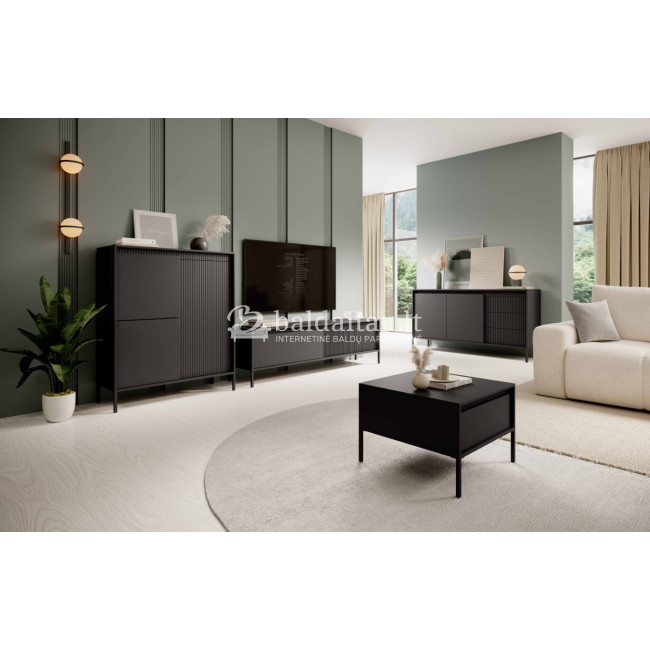 TV spintelė SENSO juoda 153 2D TV spintelė SENSO juoda 153 2D