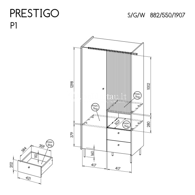 Spinta PRESTIGO P1 Spinta PRESTIGO P1