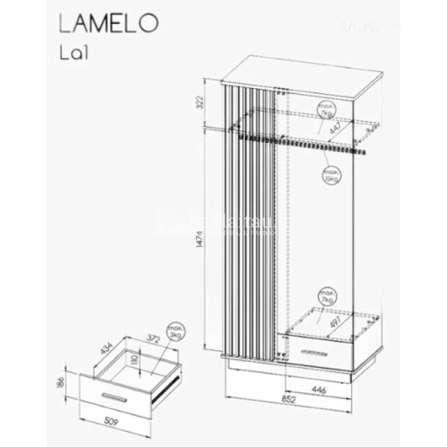 Spinta LAMELO LA1 Spinta LAMELO LA1