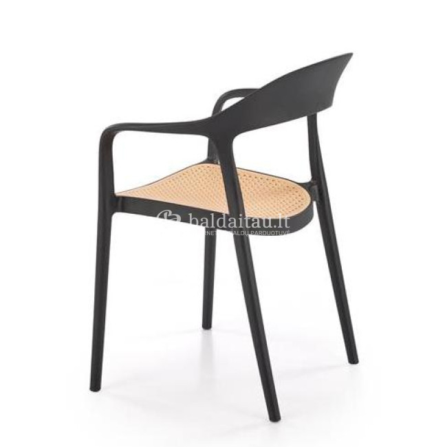 Kėdė K530 juoda smėlio