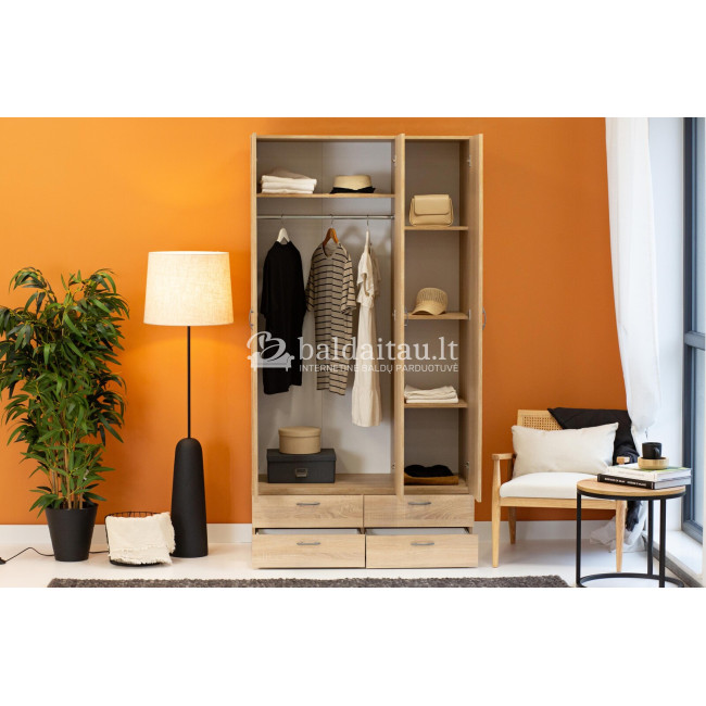 Spinta BASIC 3D ąžuolas sonoma Spinta BASIC 3D ąžuolas sonoma