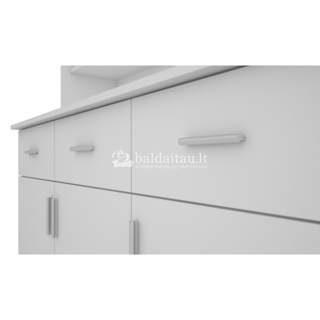 Vitrina KREDENS 150 balta Vitrina KREDENS 150 balta