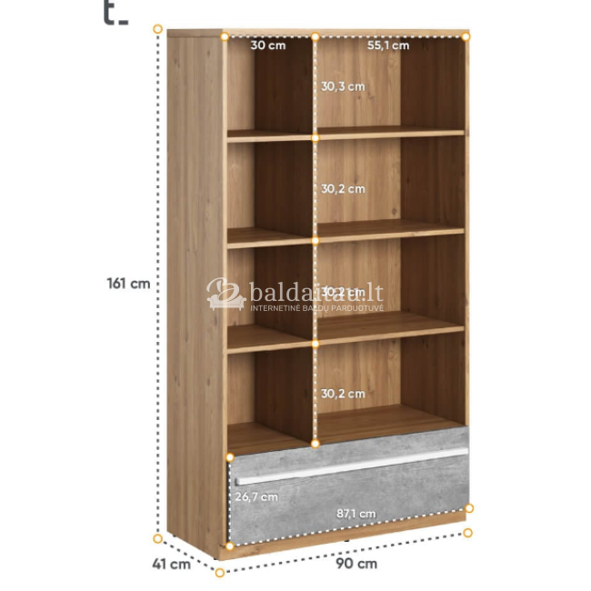 Pastatoma lentyna PLANO PN 03 Pastatoma lentyna PLANO PN 03