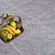 Lauko kilimas PALM 3075 bluepink Lauko kilimas PALM 3075 bluepink