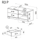 TV spintelė ROMERO R3P