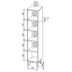 Pastatoma lentyna WERSO W4 Pastatoma lentyna WERSO W4